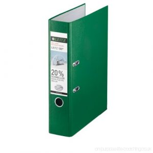 LeiTZ 180 Degree PP Lever Arch File Green