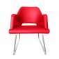 Cherry Single Tub Chair Black Or Red PVC Cover
