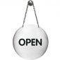 Durable Pictogram Sign Open/Closed & Chain 130MM
