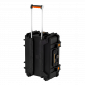 Charging trolley case black and orange back