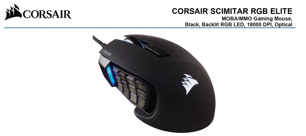 mouse scimitar corsair